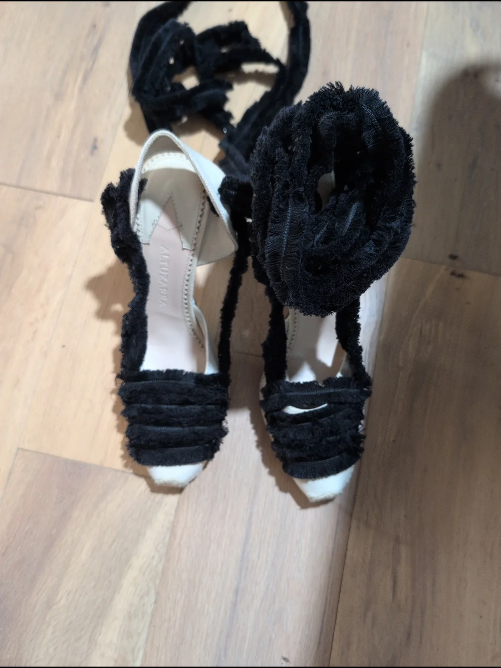 Altuzarra Beige and Black Womens Heels